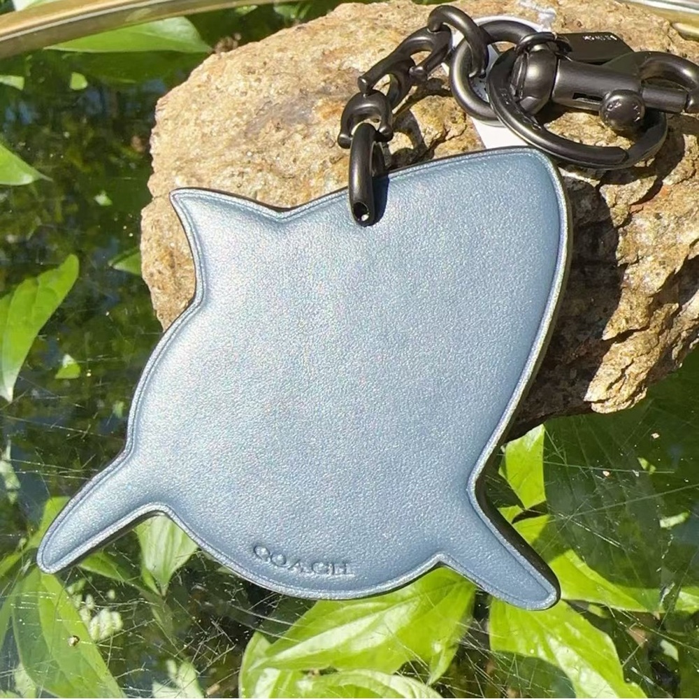 NWT Coach Sharky Bag Charm 30071 - Picture 7 of 10